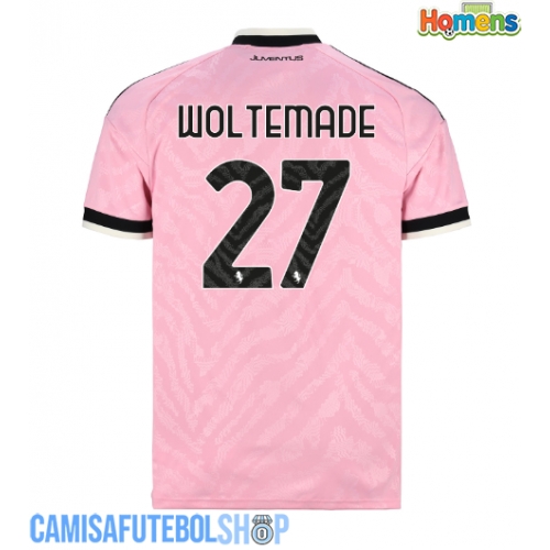Camisa de time de futebol Juventus Nick Woltemade #27 Replicas 2º Equipamento 2026-27 Manga Curta